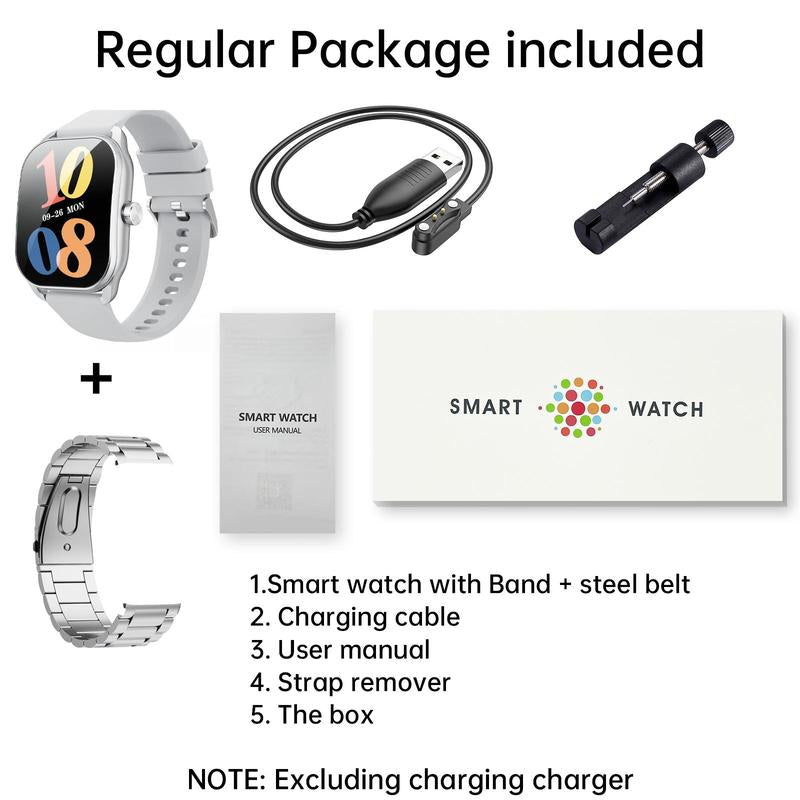 Smart Watch, 2.01 " Smartwatches for Men (Answer/Make Calls), Sports Modes with Fitness Tracker Watch, Life Waterproof Activity Tracker, Smartwatch for Android Ios #TOP PICKS