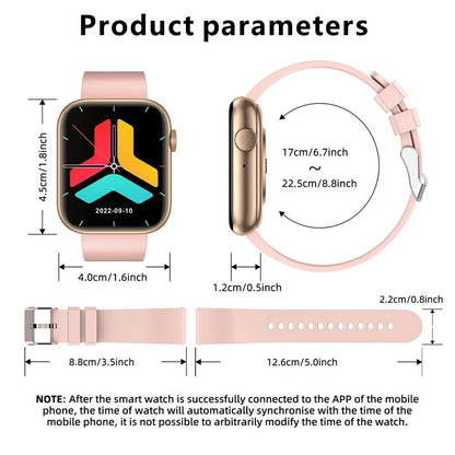 Smartwatch, 1 Count Fitness Tracker Smartwatch with Call Function, Activity Tracker Smart Watch, BT Calls Fitness Watches for Iphone & Android, Wearable Devices, Touch Screen Watch