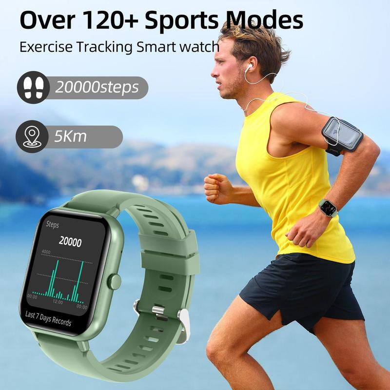 1.83" Touch Screen Smart Watch, Digital Fitness Watches with Call Function & 100+ Sports Modes, Multifunctional Electronic Fitness Watch, Smartwatch Watch, Wearable, Waterproof Smartwatch, Custom Wristwatch