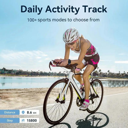 2025 New Multifunctional Men Women'S Smartwatch, 1.85-Inch Smart Watch with Answer/Make Calls/100+ Sports Modes/Message Reminder, IP67 Waterproof for Android Iphone, Gift, Sports Tracking Wristwatch