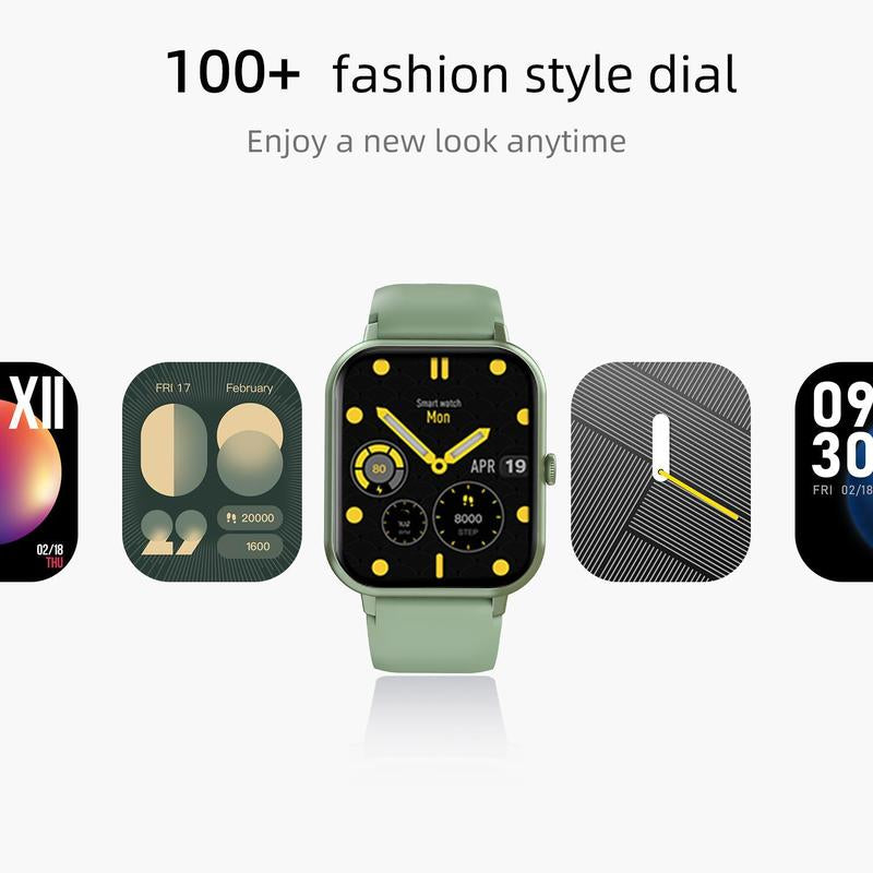 1.83" Touch Screen Smart Watch, Digital Fitness Watches with Call Function & 100+ Sports Modes, Multifunctional Electronic Fitness Watch, Smartwatch Watch, Wearable, Waterproof Smartwatch, Custom Wristwatch