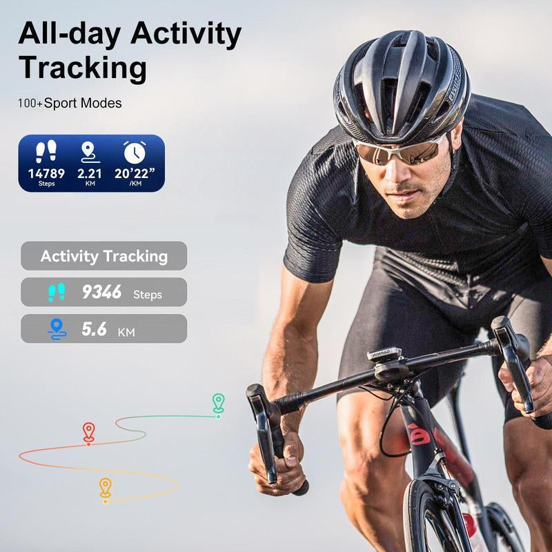 Smart Watch, 2.01 " Smartwatches for Men (Answer/Make Calls), Sports Modes with Fitness Tracker Watch, Life Waterproof Activity Tracker, Smartwatch for Android Ios #TOP PICKS