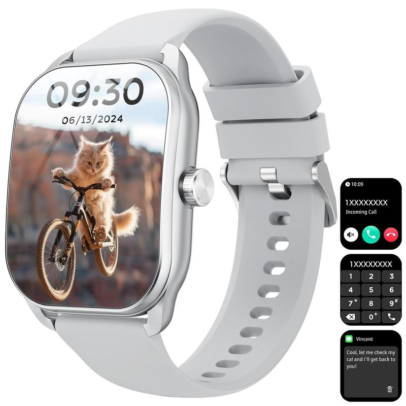 Smart Watch, 2.01 " Smartwatches for Men (Answer/Make Calls), Sports Modes with Fitness Tracker Watch, Life Waterproof Activity Tracker, Smartwatch for Android Ios #TOP PICKS