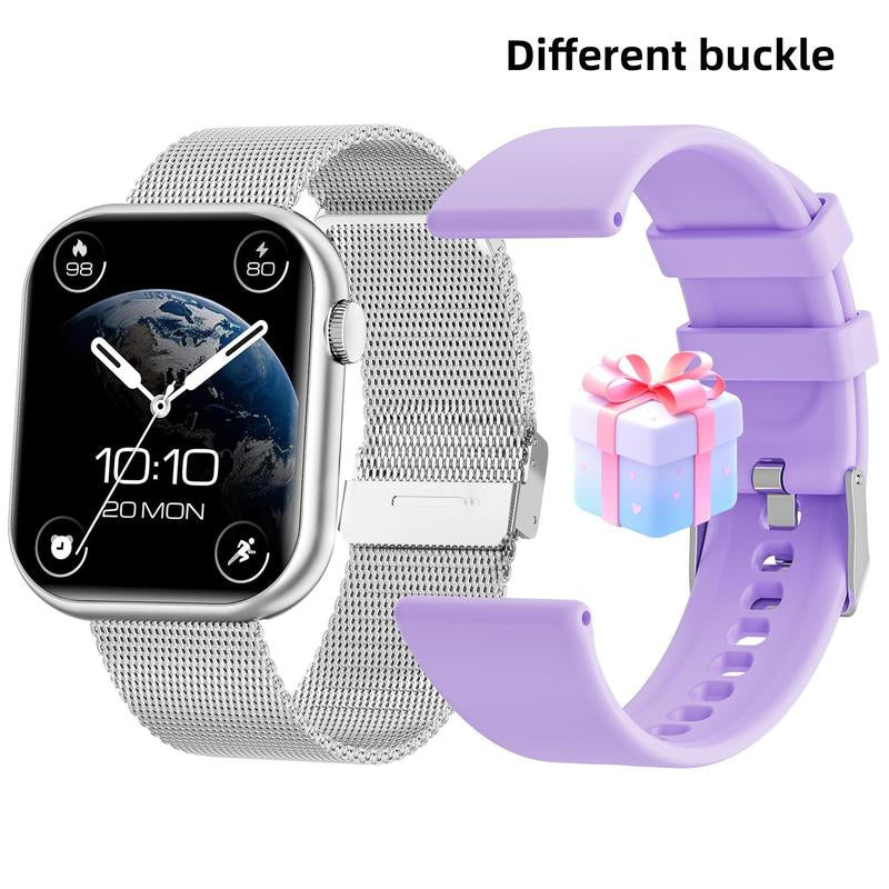 2025 New Multifunctional Men Women'S Smartwatch, 1.85-Inch Smart Watch with Answer/Make Calls/100+ Sports Modes/Message Reminder, IP67 Waterproof for Android Iphone, Gift, Sports Tracking Wristwatch