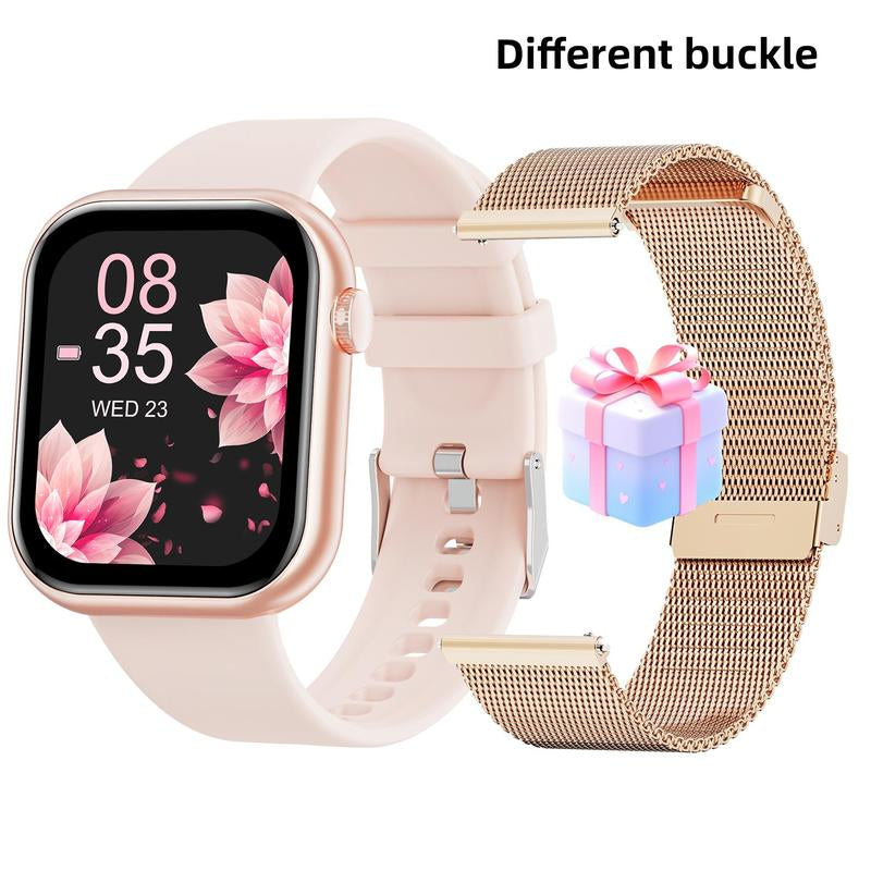 2025 New Multifunctional Men Women'S Smartwatch, 1.85-Inch Smart Watch with Answer/Make Calls/100+ Sports Modes/Message Reminder, IP67 Waterproof for Android Iphone, Gift, Sports Tracking Wristwatch