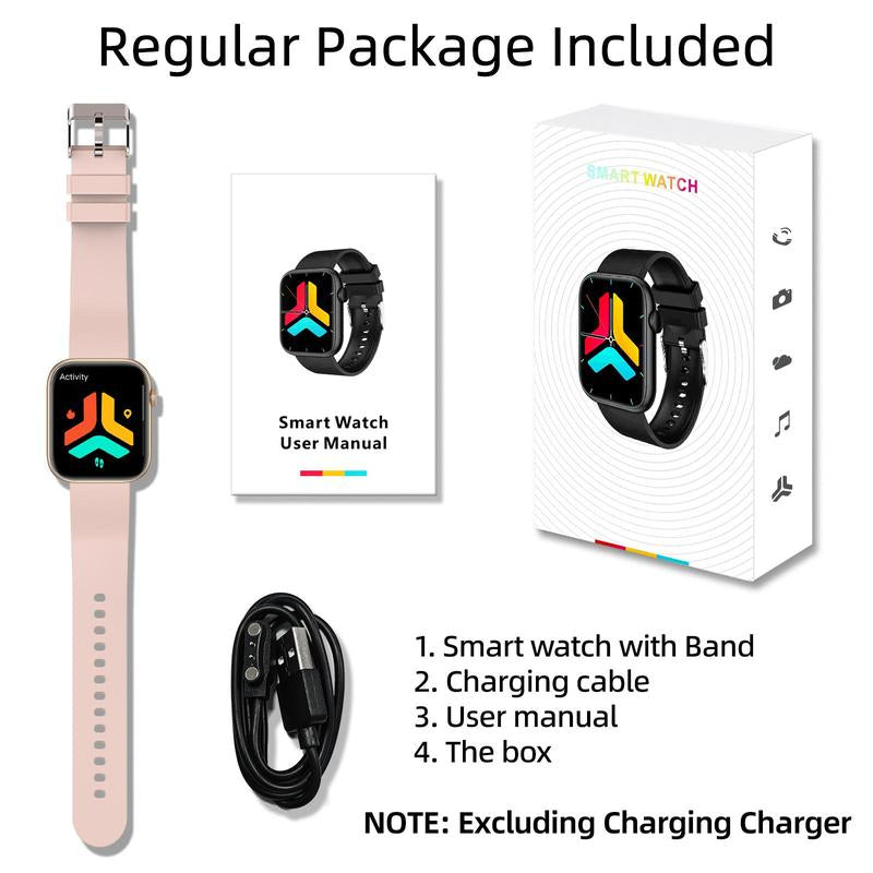 Smartwatch, 1 Count Fitness Tracker Smartwatch with Call Function, Activity Tracker Smart Watch, BT Calls Fitness Watches for Iphone & Android, Wearable Devices, Touch Screen Watch