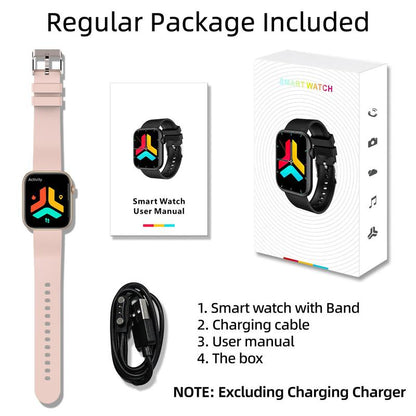 Smartwatch, 1 Count Fitness Tracker Smartwatch with Call Function, Activity Tracker Smart Watch, BT Calls Fitness Watches for Iphone & Android, Wearable Devices, Touch Screen Watch