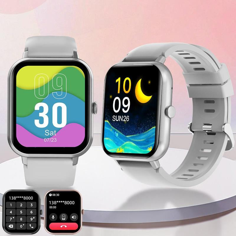 1.83" Touch Screen Smart Watch, Digital Fitness Watches with Call Function & 100+ Sports Modes, Multifunctional Electronic Fitness Watch, Smartwatch Watch, Wearable, Waterproof Smartwatch, Custom Wristwatch